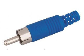 Conector RCA Macho azul