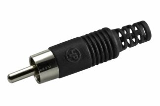 Conector RCA Macho negro