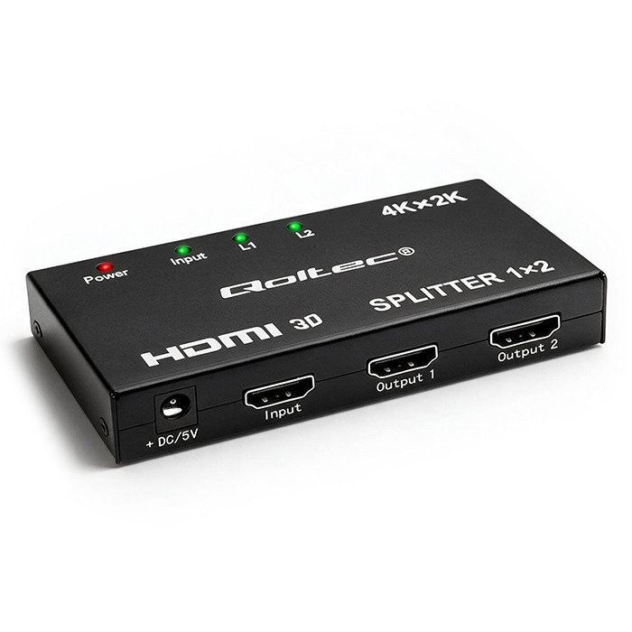Distribuidor (Splitter) HDMI Activo 2 x HDMI 4K x 2K 3,4 Gbps
