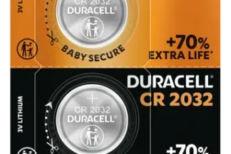 Pila de Litio CR2032 DURACELL 3V 265mAh Pack 5 Unidades