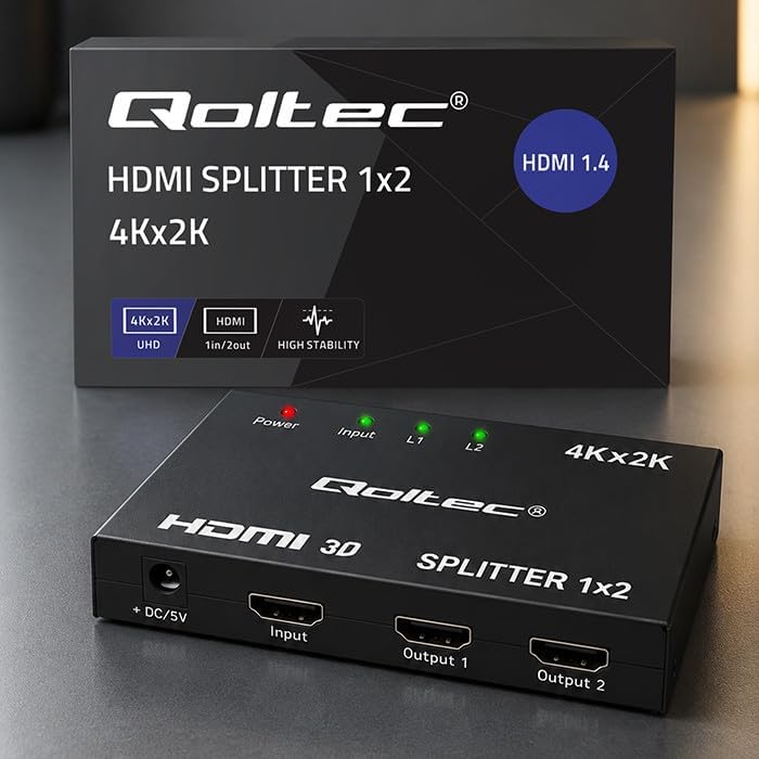 Distribuidor (Splitter) HDMI Activo 2 x HDMI 4K x 2K 3,4 Gbps - Imagen 5