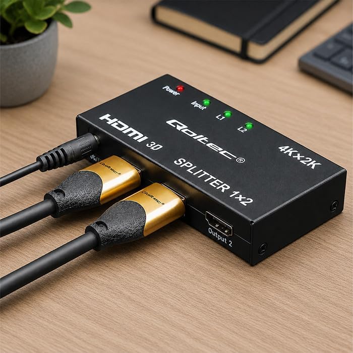 Distribuidor (Splitter) HDMI Activo 2 x HDMI 4K x 2K 3,4 Gbps - Imagen 2