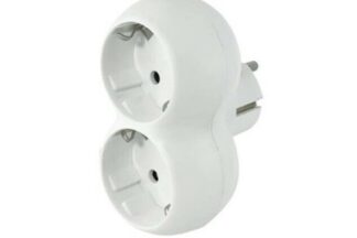 Adaptador doble de enchufe Schuko