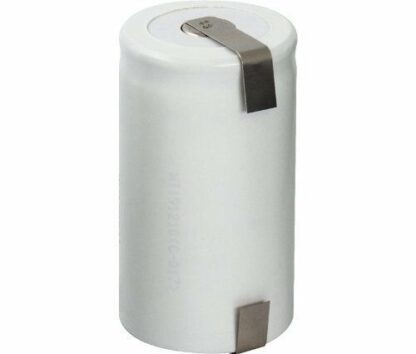 Batería cilíndrica R20 1,2V/4000mAh NiCd 32x59mm alta temperatura con terminales - Imagen 3