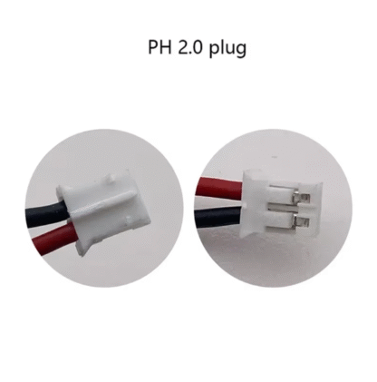 Bateria Li-Po 3.7V 2500mAh 9,25Wh 2 Hilos, 103450, 50x34x10mm - Imagen 3