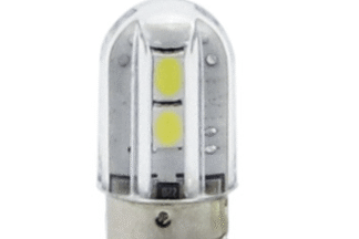 Bombilla E10 230Vac LED, 10x28mm, 1W, 100lm, 360º, Luz Cálida