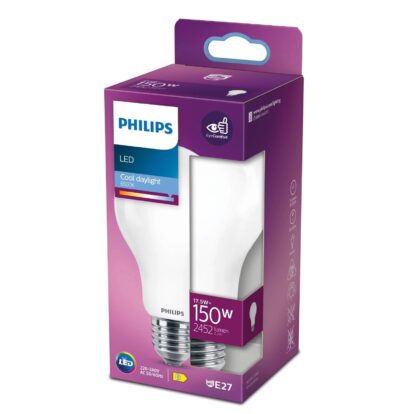 Bombilla E27 Led PHILIPS, 17,5W, 360º, 865, 6500K - Imagen 3
