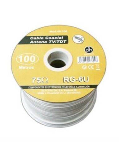 CABLE COAXIAL ANTENA 75ohm RG-6/U