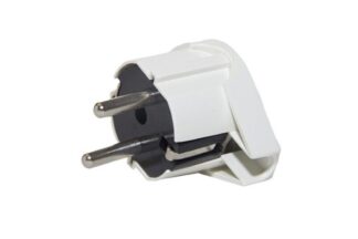 CLAVIJA ENCHUFE BIPOLAR T/T LATERAL, MUY PLANA 16A/250V