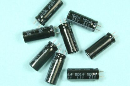 Condensador Electrolitico 1800uF 6.3V 105º Ø8x21mm PANASONIC