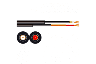 Cable paralelo [Rollo 100m] audio/vídeo apantallado 2x5mm profesional OFC (libre