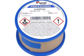 Carrete estaño 60/40 fino 0,5mm 250gr 190ºC