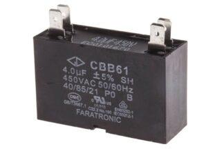 Condensador de arranque y trabajo 4uF 450Vca 47x34x22mm, FASTONx4