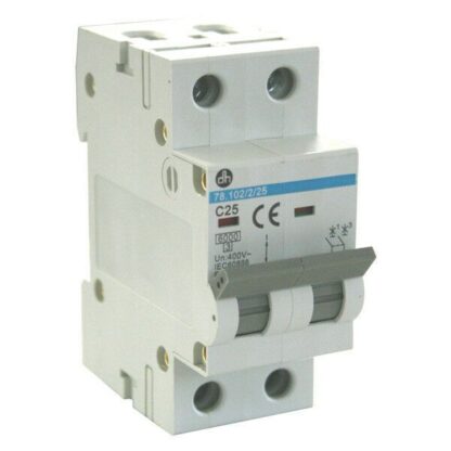 INTERRUPTOR AUTOMATICO 2 POLOS 25A/400VAC MAGNETOTERMICO MCB