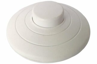 Interruptor de pie (Blanco) Doble uso: sobremesa o pie