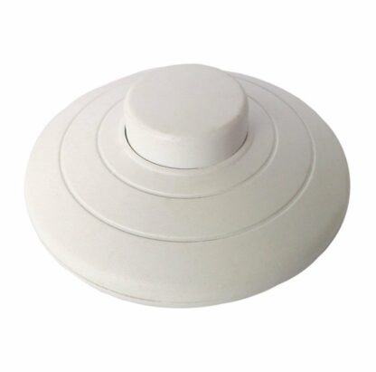 Interruptor de pie (Blanco) Doble uso: sobremesa o pie