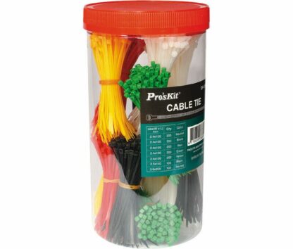 KIT de bridas cremallera colores surtidos Proskit