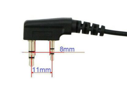 Micro-Auricular doble Pin 90º, Jacks 2,5 + 3,5mm - Imagen 5