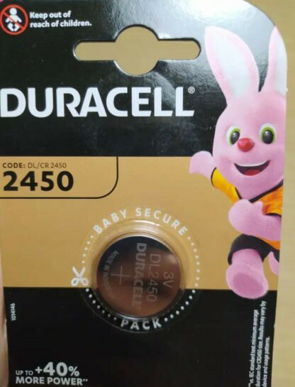 Pila Litio botón CR-2450 3V 620mAh 24x5mm DURACELL, 12-2029 - Imagen 4