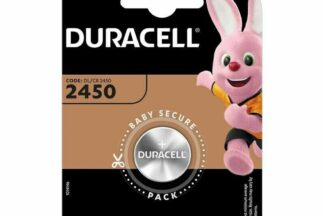 Pila Litio botón CR-2450 3V 620mAh 24x5mm DURACELL, 12-2029