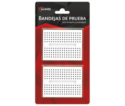Placa Pruebas Protoboard Breadboard 170p 45x35mm Blister 2uds
