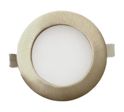 Plafón Led Empotrar Niquel Ø12cm 9W 820lm "F" CCT Electro DH