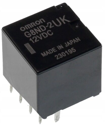 Relé Automoción 12Vdc 8pin G8ND-2UK Negro 14x13,6x13,5mm OMRON