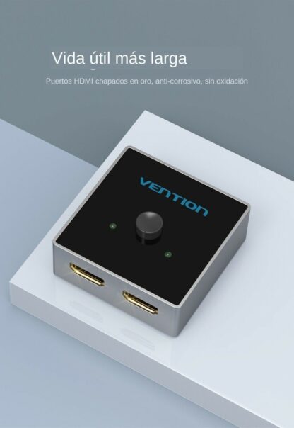 Repartidor Bi-Direccional HDMI 2.0 Vention, 2E-1S - 1E/2S Conmutables - Imagen 4