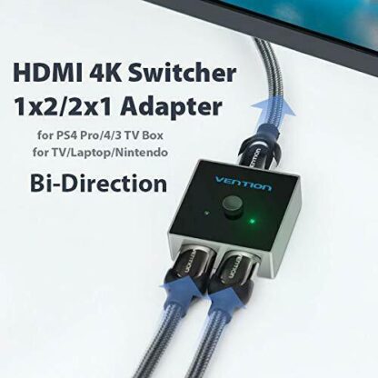 Repartidor Bi-Direccional HDMI 2.0 Vention, 2E-1S - 1E/2S Conmutables - Imagen 6