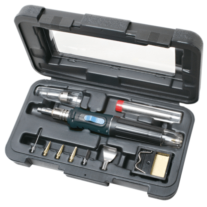 Soldador a GAS Profesional con autoencendido y estuche accesorios