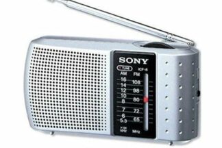 Sony ICF8S - Radio portátil FM/AM, color plateado