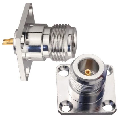 Conector N Hembra Chasis Soldable, 4 Tornillos - Imagen 5