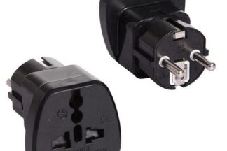 Adaptador enchufe Universal hembra a Schuko macho 'Europa'