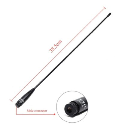 Antena Doble Banda VHF+UHF, Nagoya NA-771 Original, SMA Macho