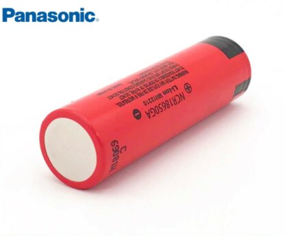 Batería NCR18650GA Panasonic Sanyo 3,6V/3500mAh, 10A Descarga Max.Positivo Plano - Imagen 3
