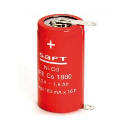 Bateria Recargable SC, SUB-C, 1.2V/1800mAh NiCd SAFT (4 Unidades)