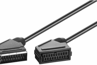 Cable Alargador Macho - Hembra Scart Euroconector 5 Metros