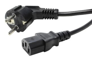Cable Alimentación H05VV-F 3m Schuko CEE7/7 a IEC320-C13