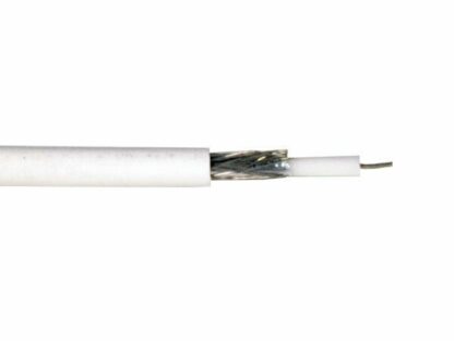 Cable coaxial antena TV 75Ω muy fino: Ø3,3mm (50 Metros)