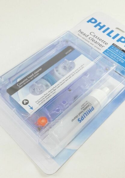 Cinta limpiadora para cassette + líquido Philips - Imagen 4