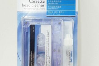 Cinta limpiadora para cassette + líquido Philips