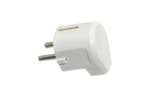 Clavija acodada de enchufe Schuko macho 16A/250V