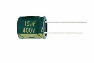 Condensador Electrolitico 15uF 400V 105º Ø10x13mm