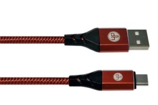 Conexión Cable 2m Trenzado USB A Macho a USB Tipo C, 4.8Gbps