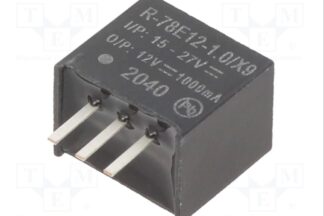Convertidor DC-DC Entrada 15÷27V Salida 12V/1A RECOM
