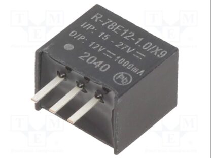 Convertidor DC-DC Entrada 15÷27V Salida 12V/1A RECOM