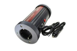 Convertidor de corriente DC-AC 12V-220V 150W + USB, Conexión mechero
