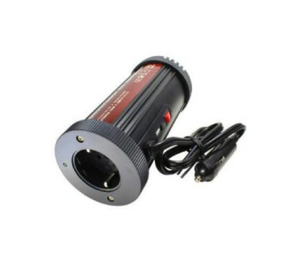 Convertidor de corriente DC-AC 12V-220V 150W + USB, Conexión mechero