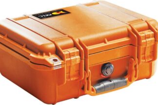 Maleta protectora Peli 1400 naranja, con espuma