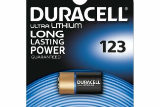 Pila de Litio Duracell 3V CR123A ULTRA
